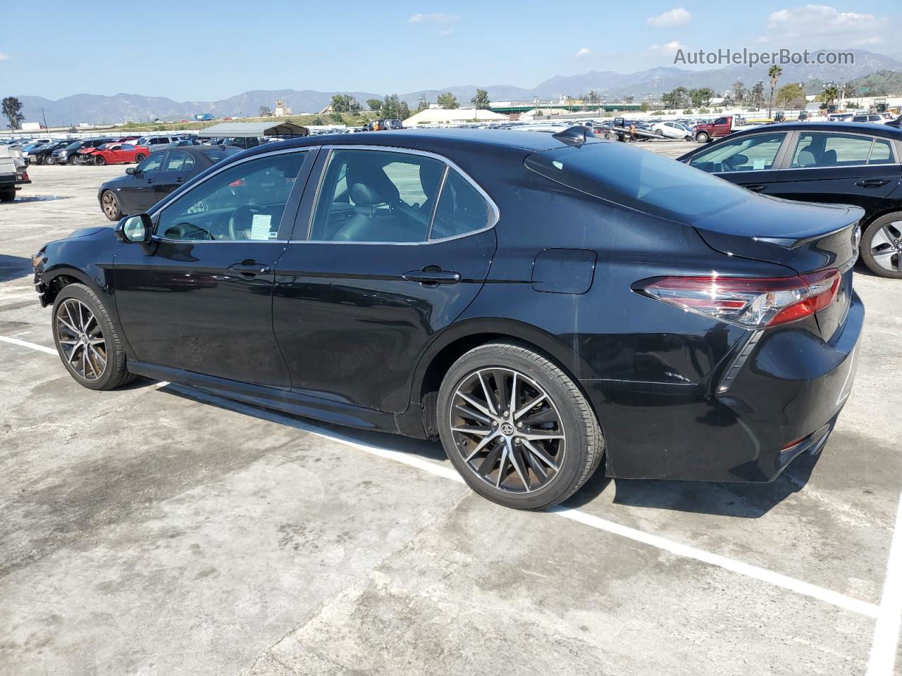 2021 Toyota Camry Se Black vin: 4T1G11AK9MU535825