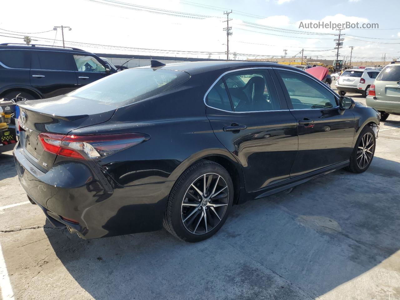 2021 Toyota Camry Se Black vin: 4T1G11AK9MU535825