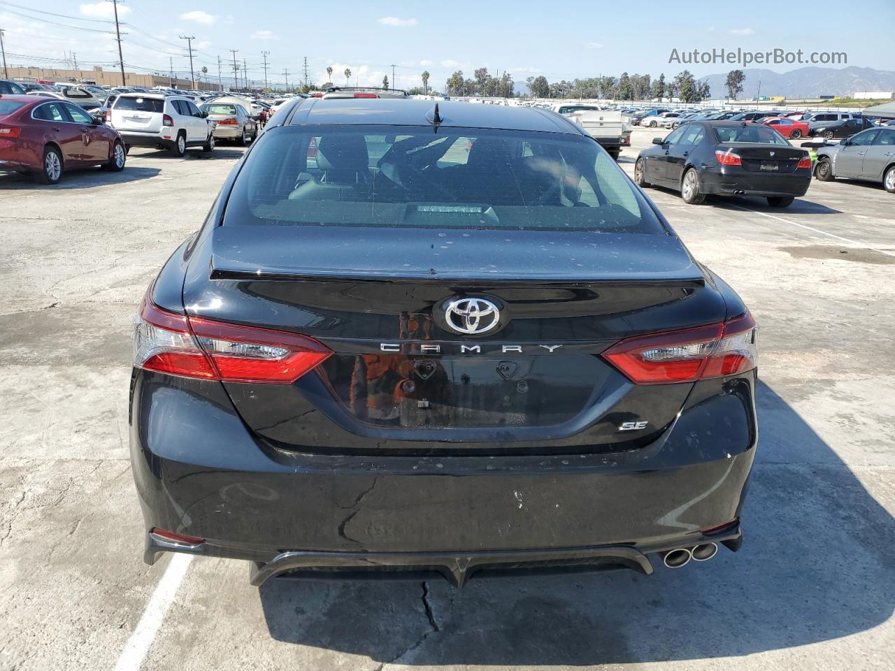 2021 Toyota Camry Se Black vin: 4T1G11AK9MU535825