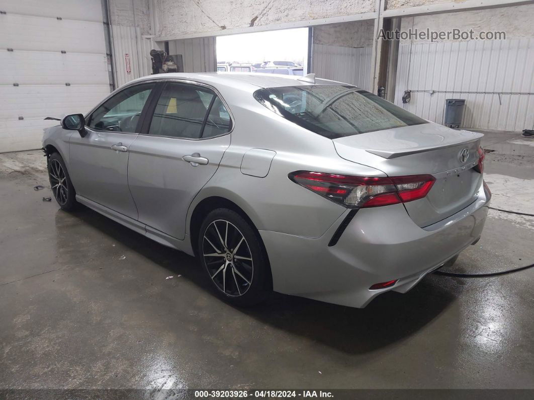 2021 Toyota Camry Se Silver vin: 4T1G11AK9MU553550