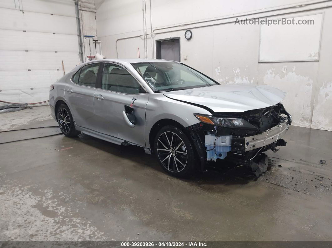 2021 Toyota Camry Se Серебряный vin: 4T1G11AK9MU553550