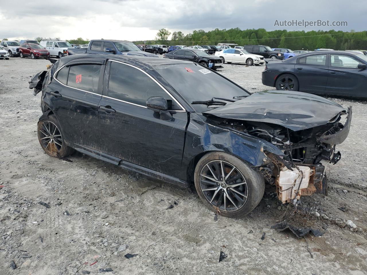 2021 Toyota Camry Se Black vin: 4T1G11AK9MU556481