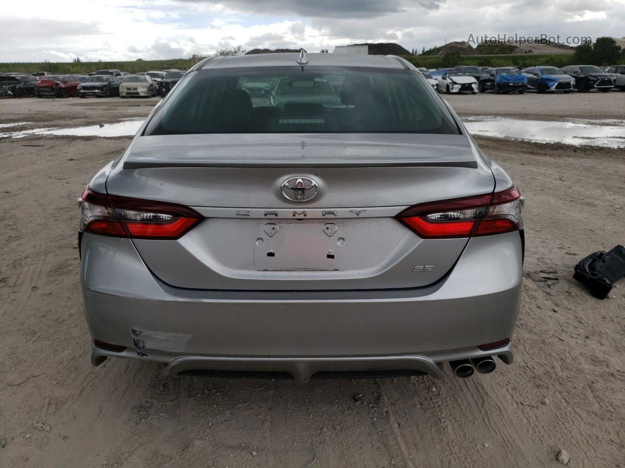 2021 Toyota Camry Se Silver vin: 4T1G11AK9MU611530