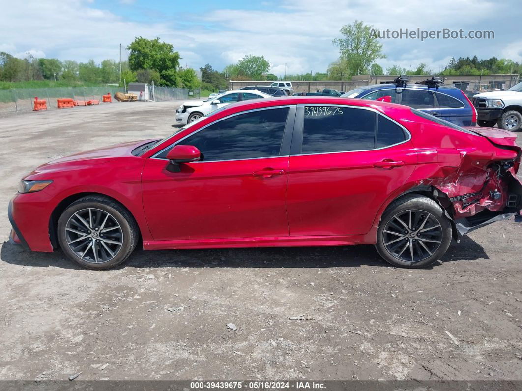 2021 Toyota Camry Se Red vin: 4T1G11AKXMU429903