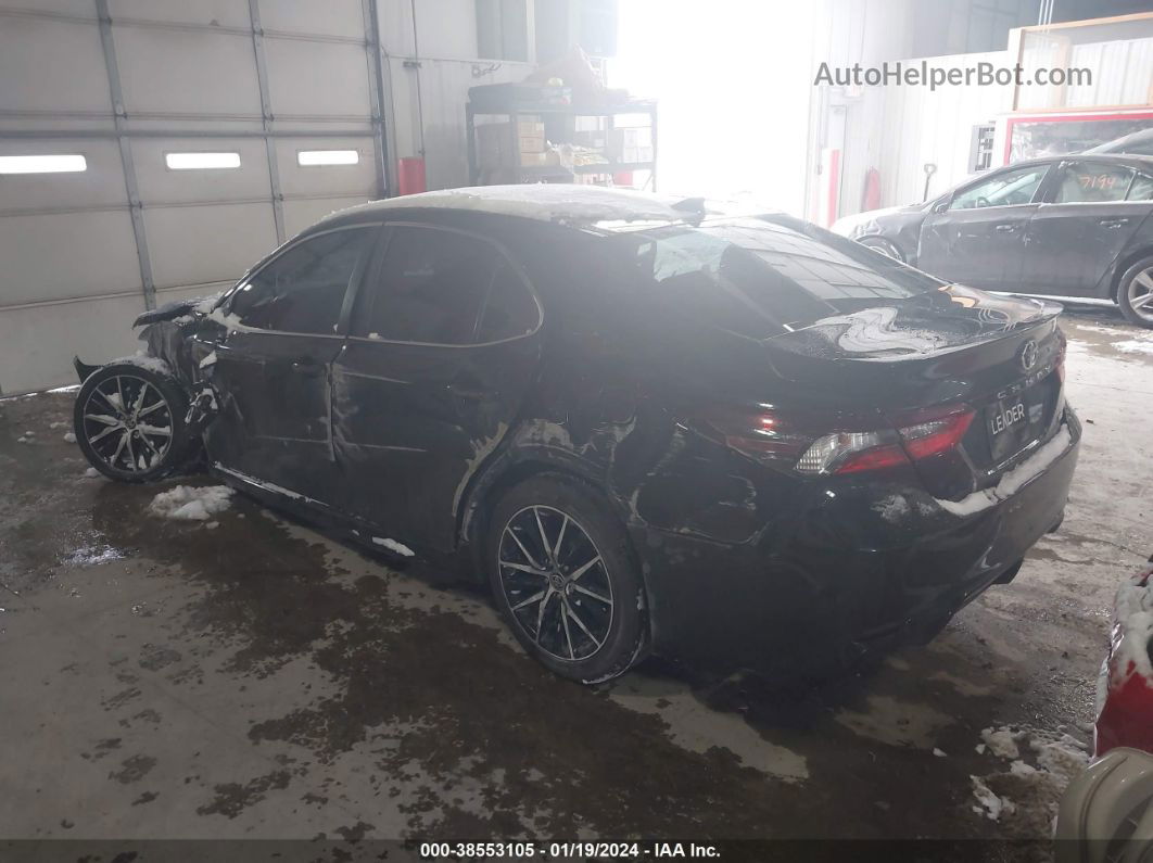 2021 Toyota Camry Se Черный vin: 4T1G11AKXMU446524