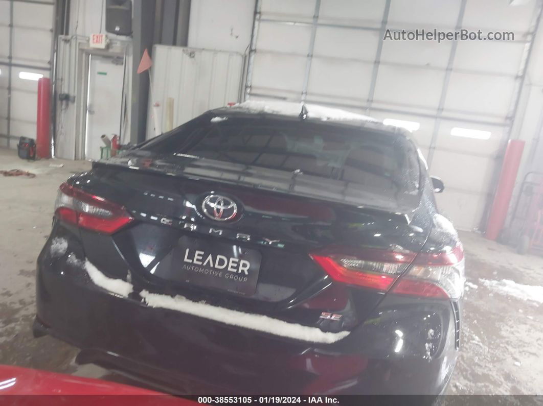 2021 Toyota Camry Se Черный vin: 4T1G11AKXMU446524