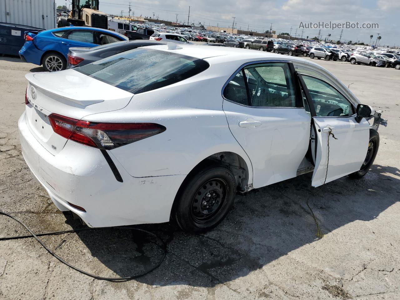 2021 Toyota Camry Se White vin: 4T1G11AKXMU469480