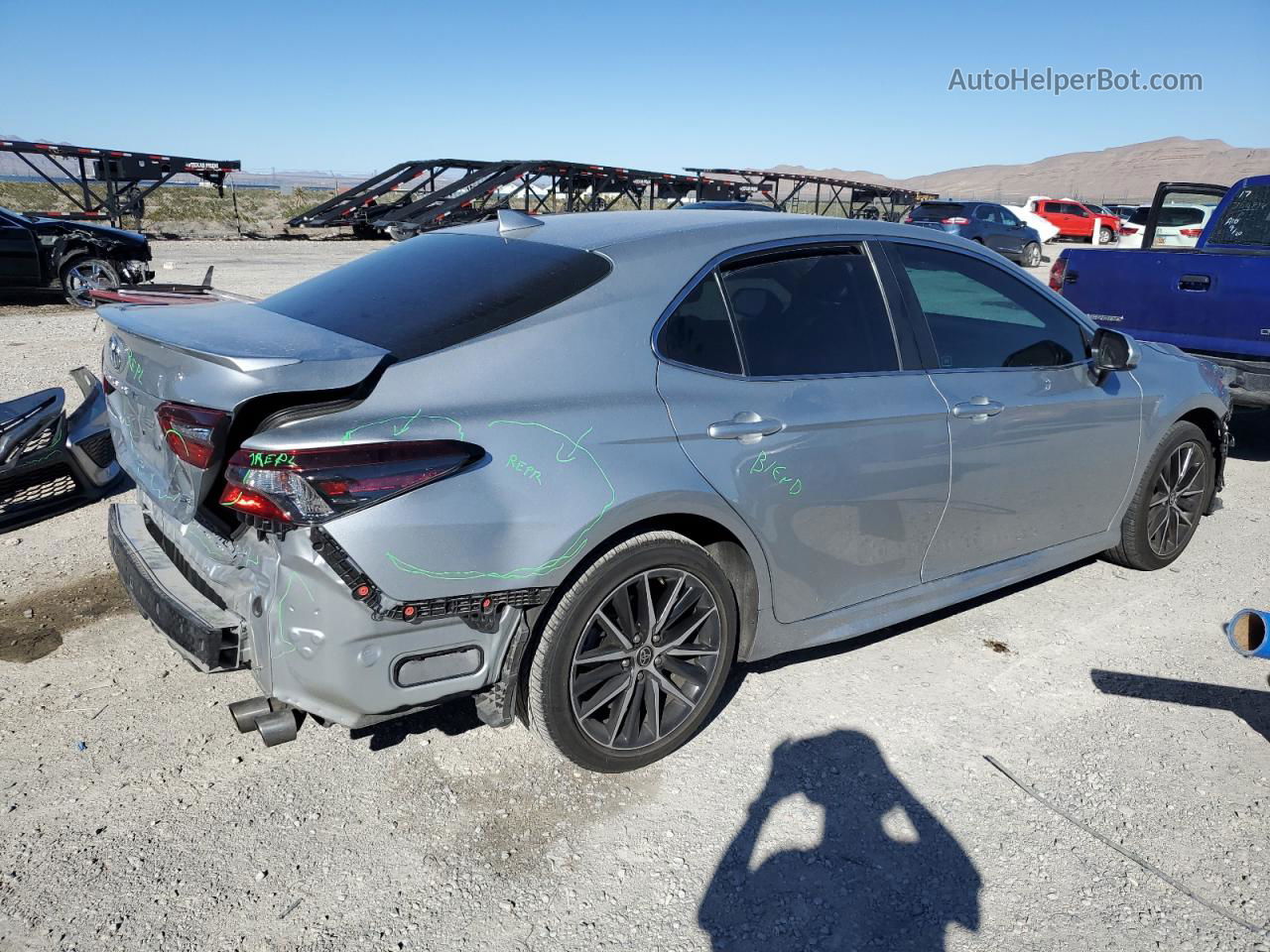 2021 Toyota Camry Se Silver vin: 4T1G11AKXMU490829