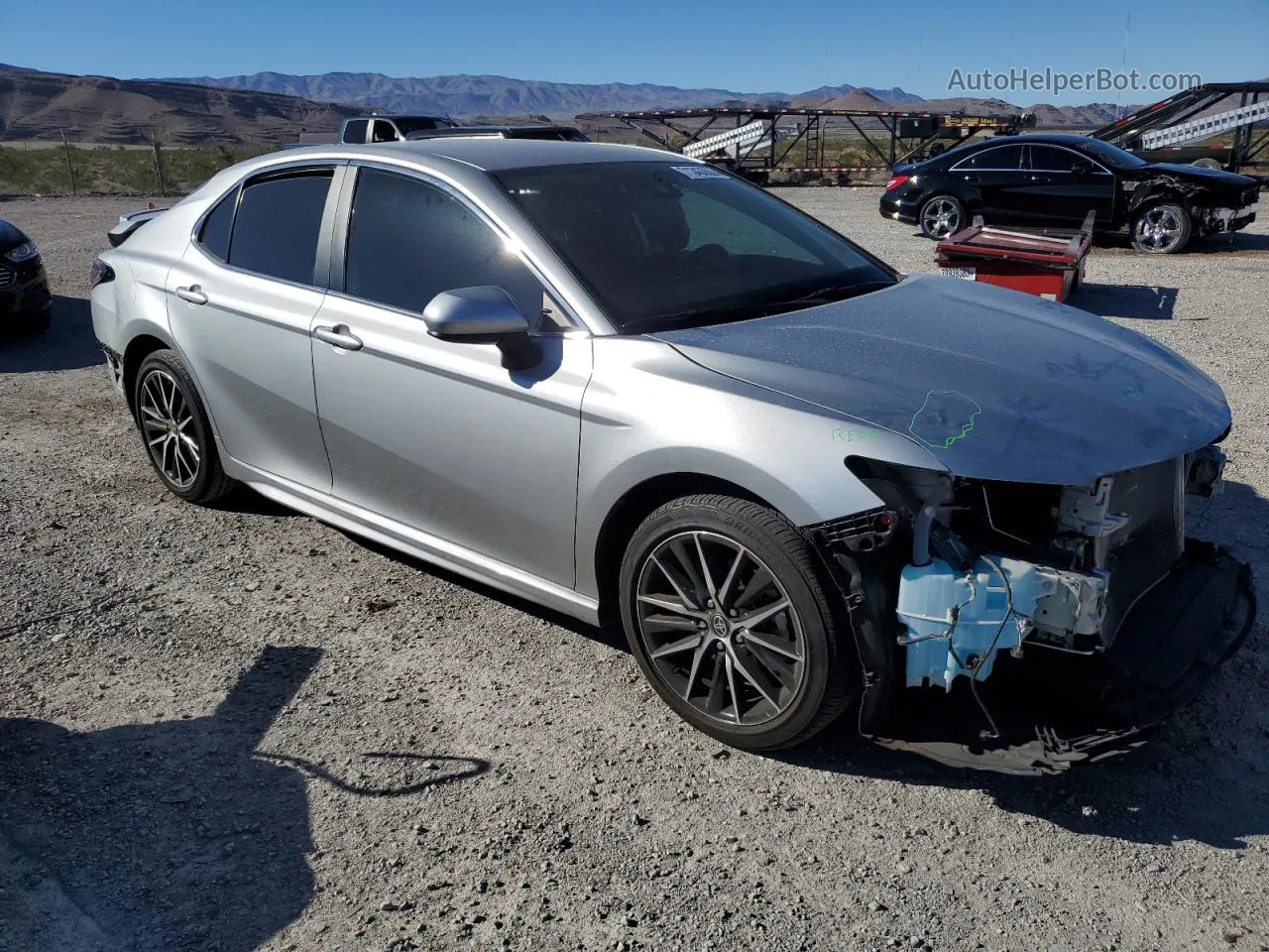 2021 Toyota Camry Se Silver vin: 4T1G11AKXMU490829