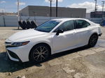 2021 Toyota Camry Se White vin: 4T1G11AKXMU530438