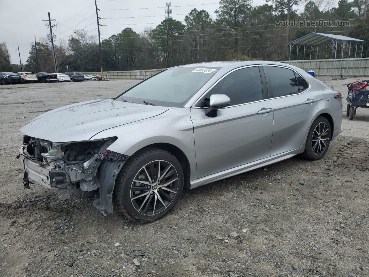 2021 Toyota Camry Se Silver vin: 4T1G11AKXMU532061