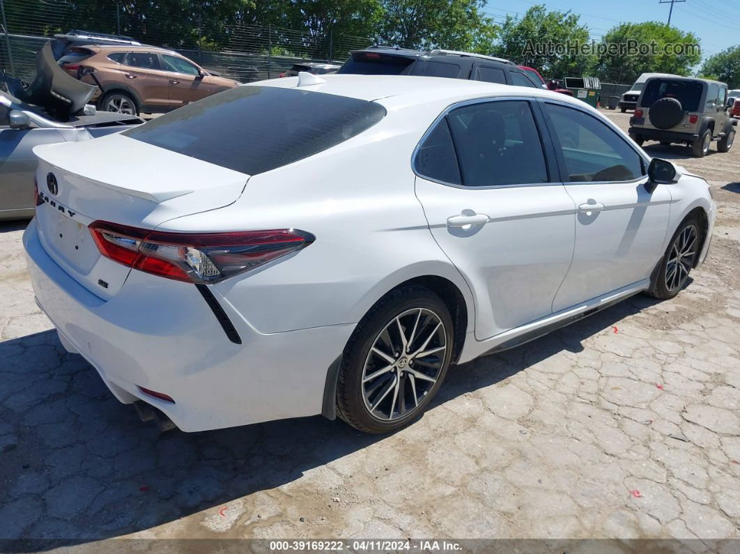 2021 Toyota Camry Se White vin: 4T1G11AKXMU533808