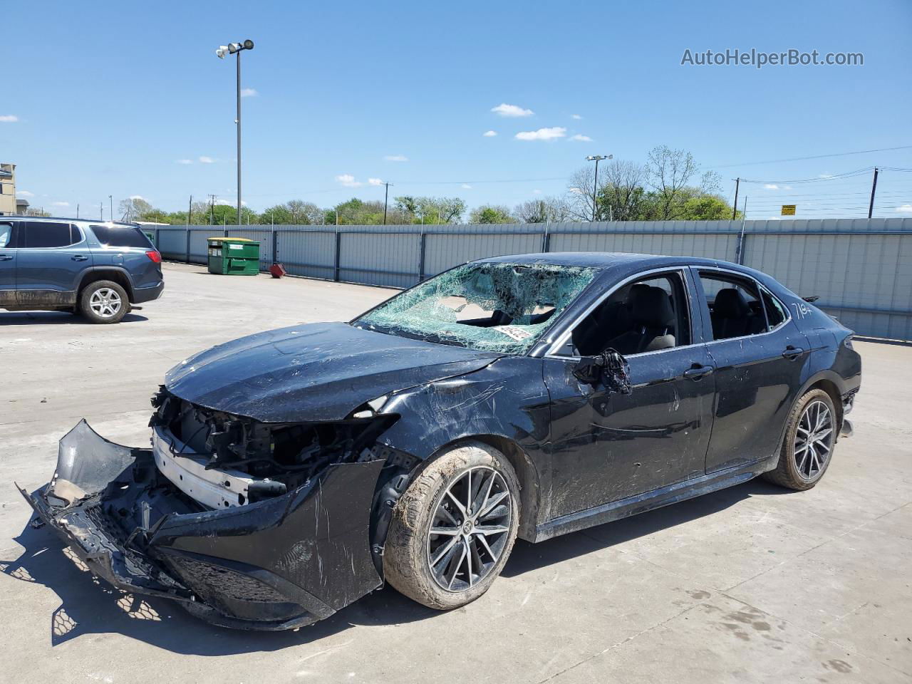 2021 Toyota Camry Se Black vin: 4T1G11AKXMU553945