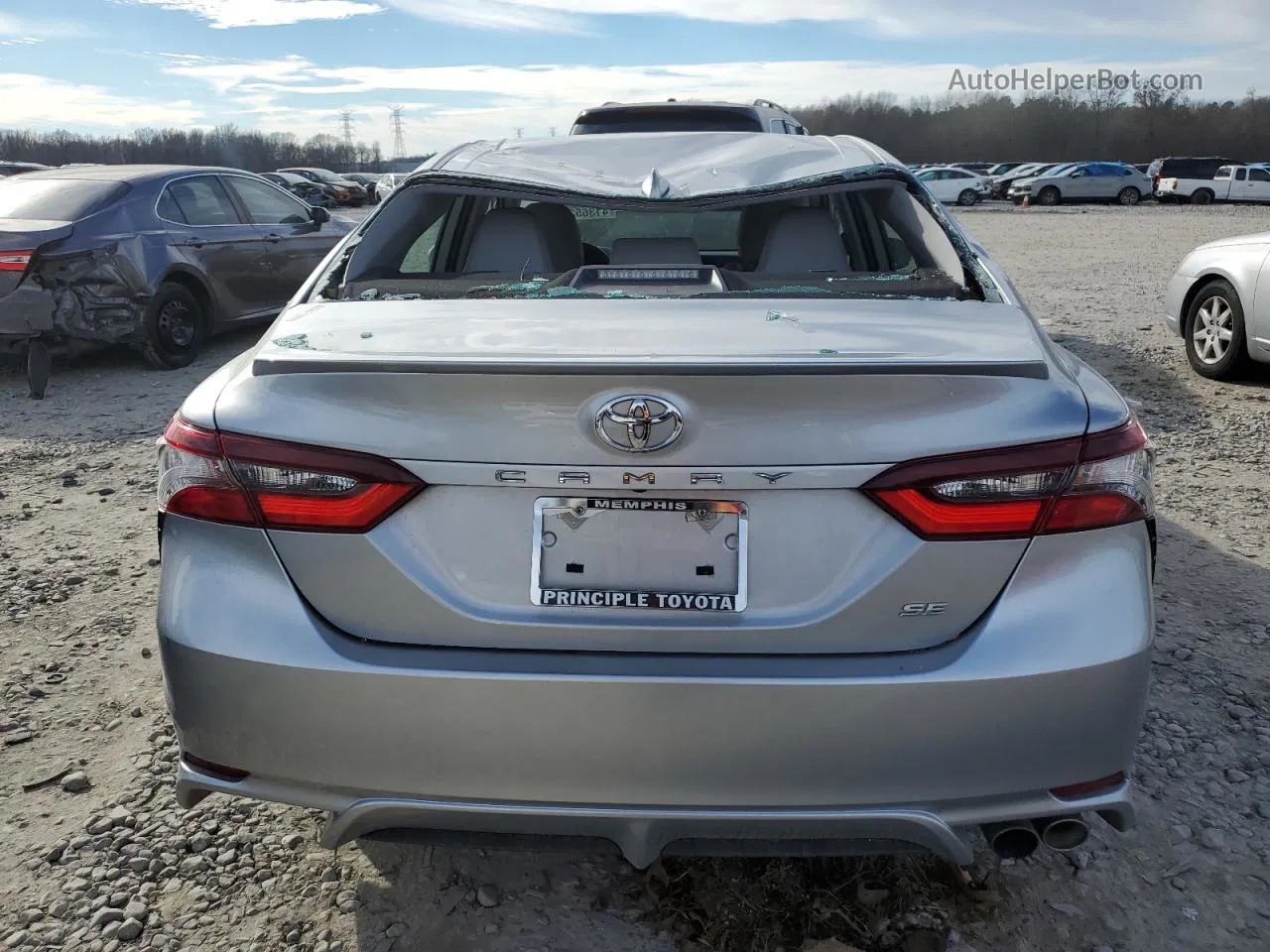 2021 Toyota Camry Se Silver vin: 4T1G11AKXMU559180