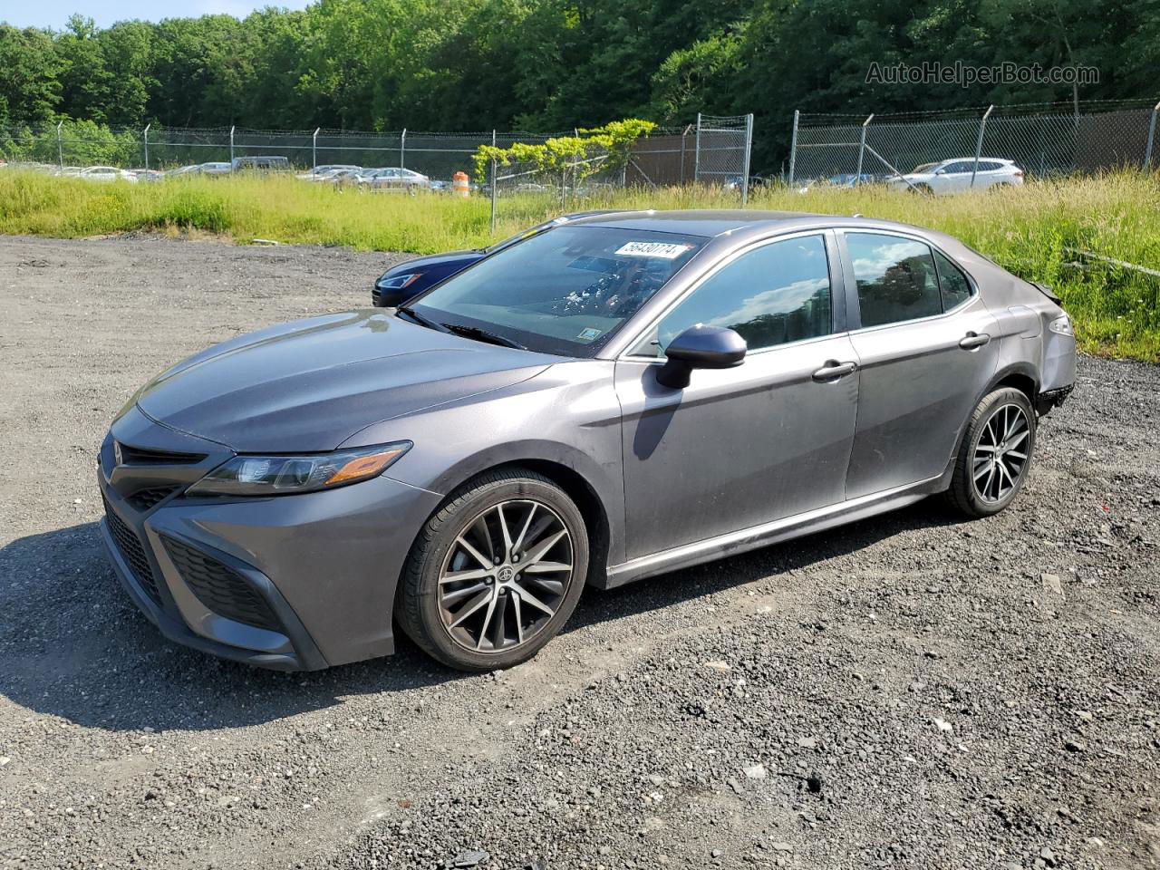 2021 Toyota Camry Se Серый vin: 4T1G11AKXMU587478