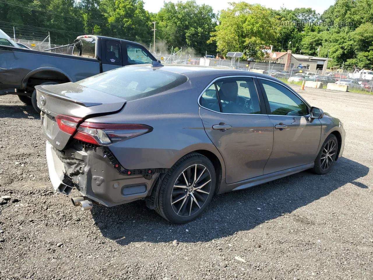 2021 Toyota Camry Se Gray vin: 4T1G11AKXMU587478