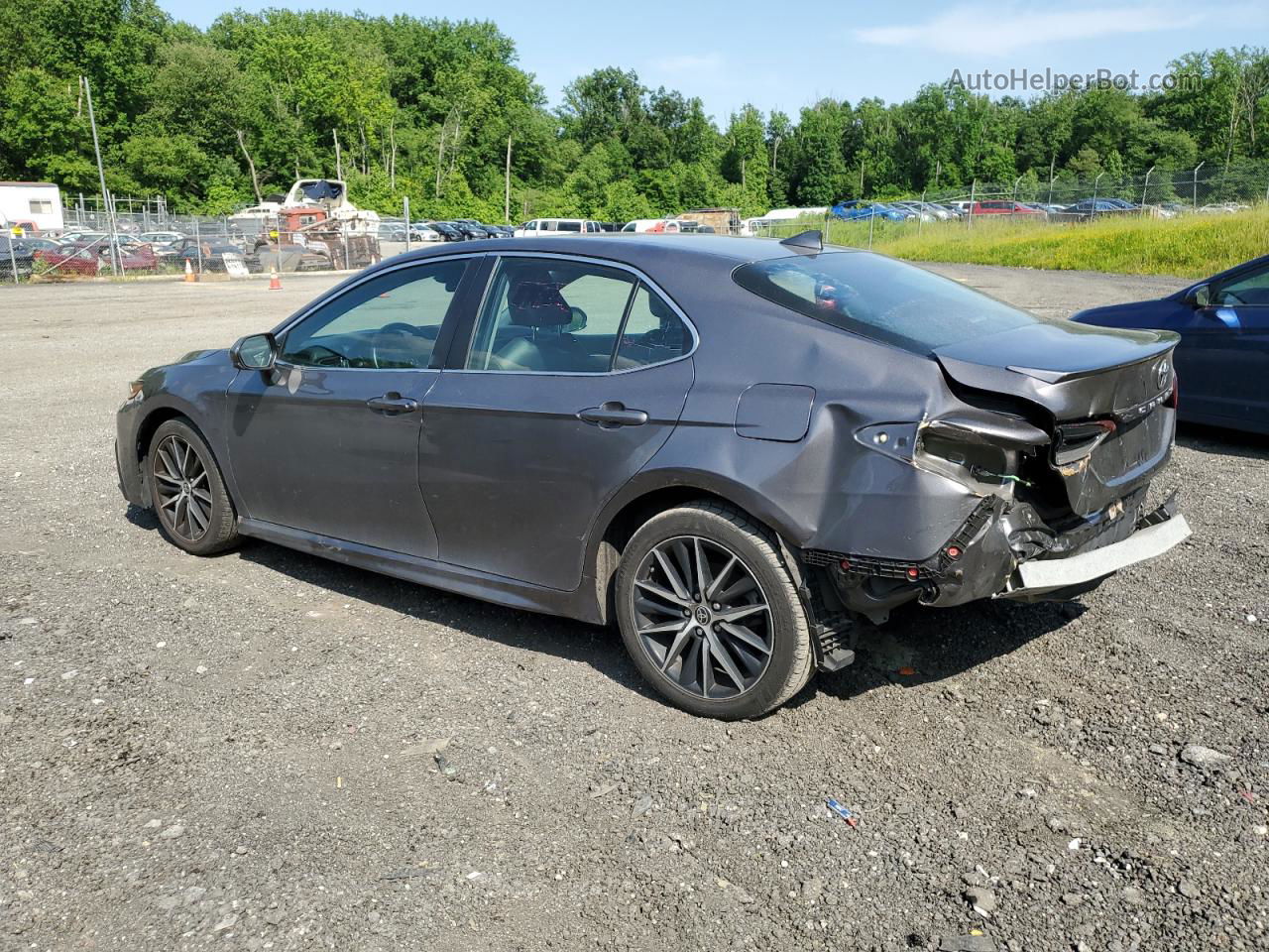 2021 Toyota Camry Se Серый vin: 4T1G11AKXMU587478