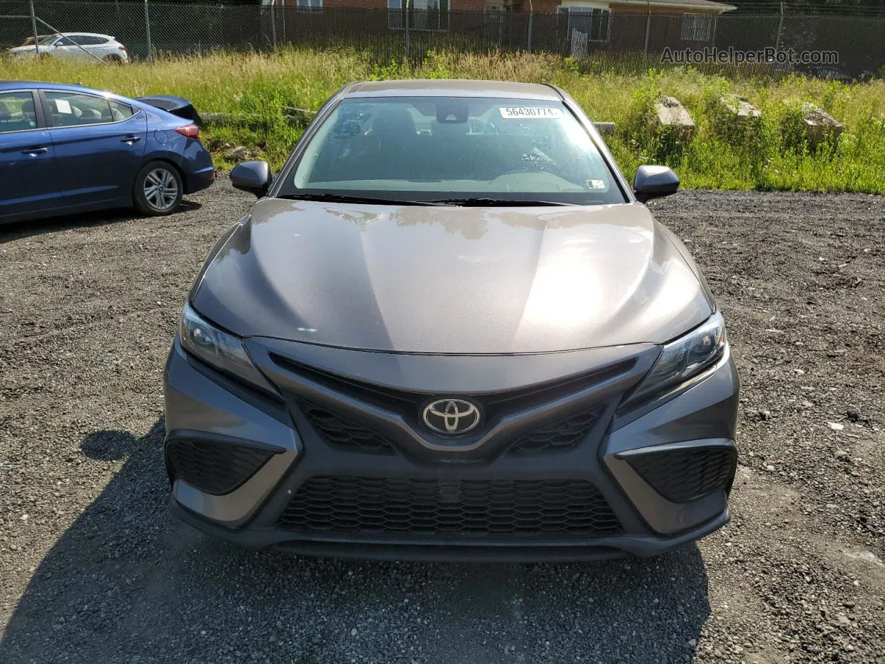 2021 Toyota Camry Se Серый vin: 4T1G11AKXMU587478