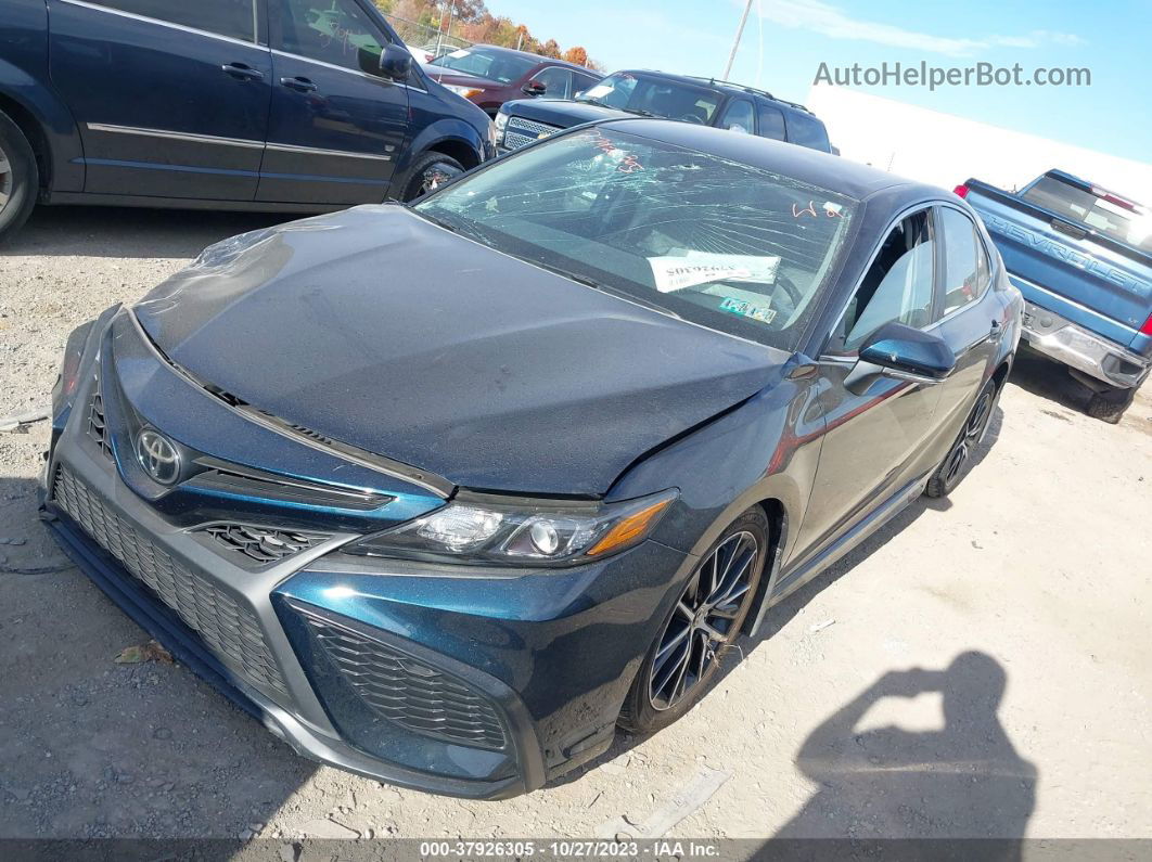 2021 Toyota Camry Se Черный vin: 4T1G11BK1MU030604