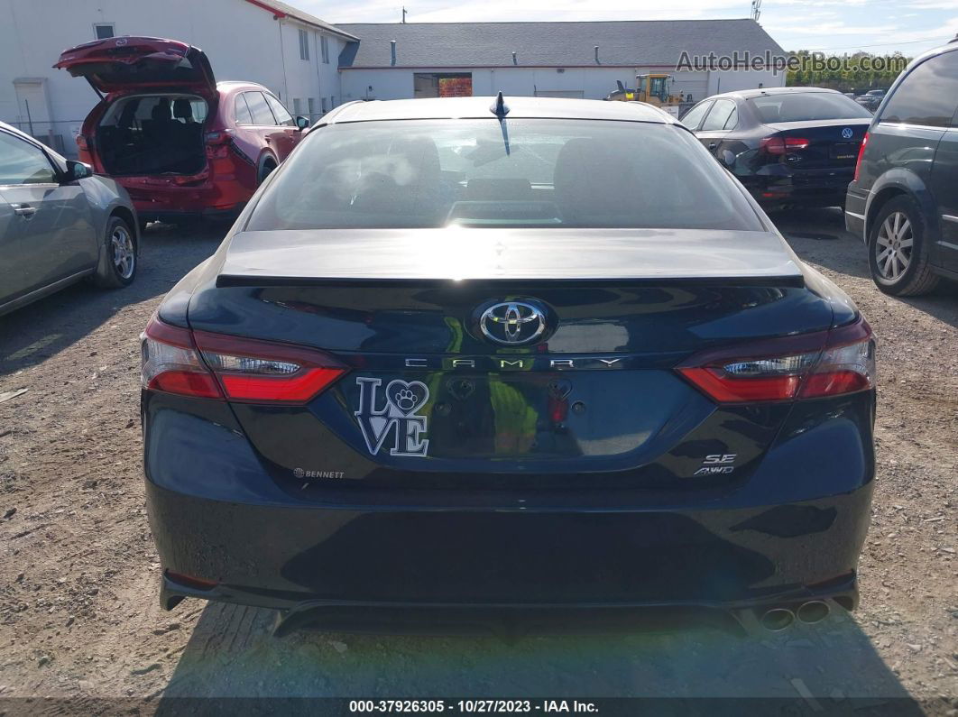 2021 Toyota Camry Se Черный vin: 4T1G11BK1MU030604