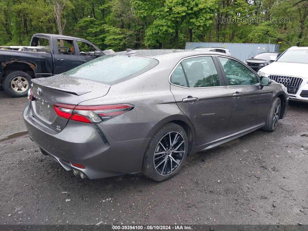 2021 Toyota Camry Se Awd/se Nightshade Edition Awd Gray vin: 4T1G11BK2MU027789