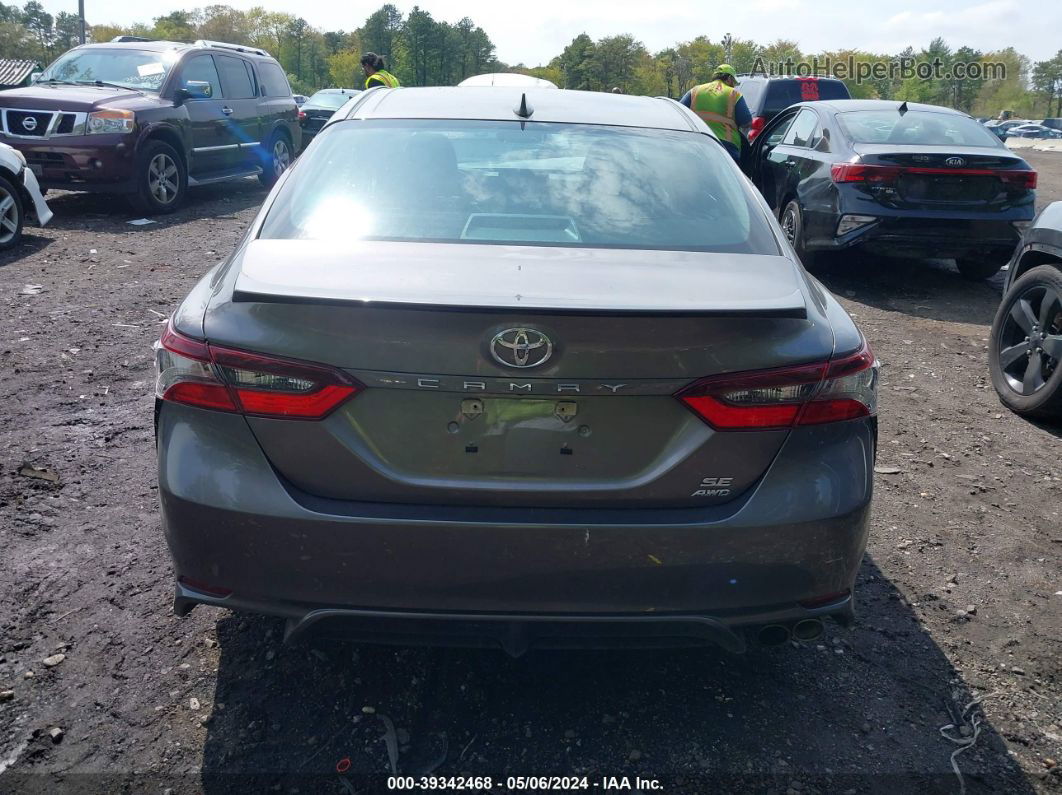 2021 Toyota Camry Se Awd Gray vin: 4T1G11BK2MU033849