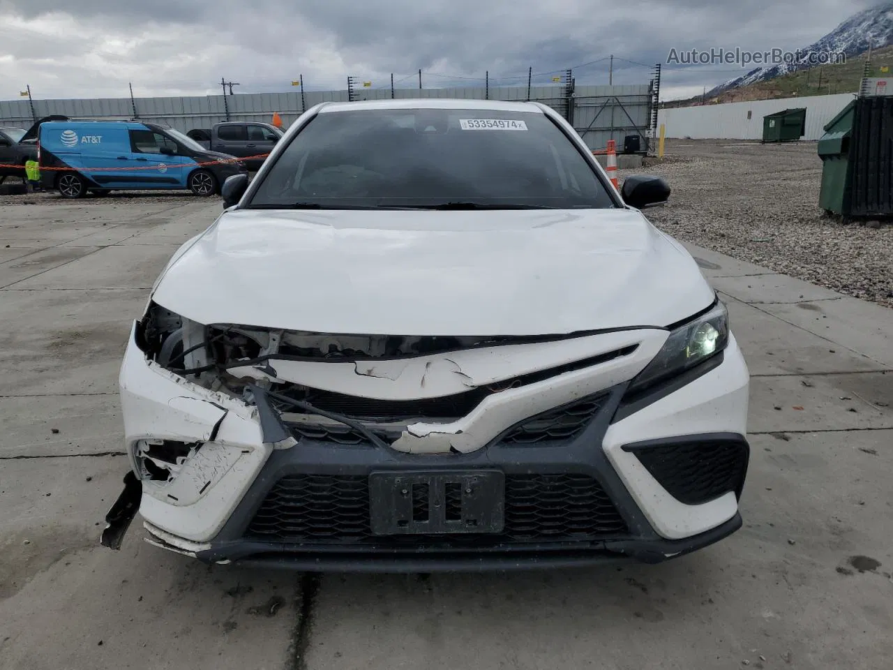 2021 Toyota Camry Se White vin: 4T1G11BK3MU038719