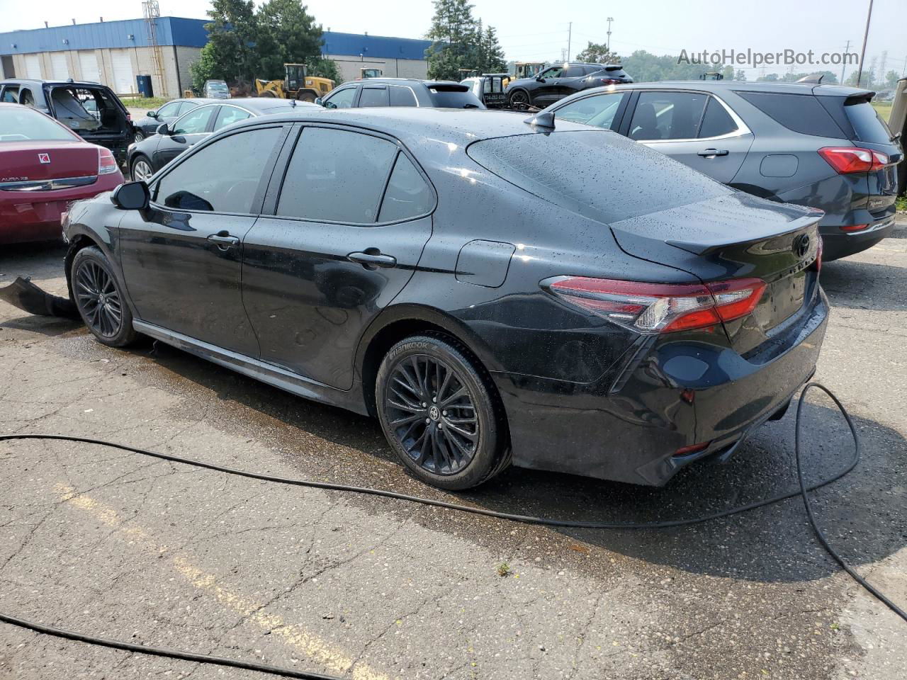 2021 Toyota Camry Se Черный vin: 4T1G11BK8MU023956