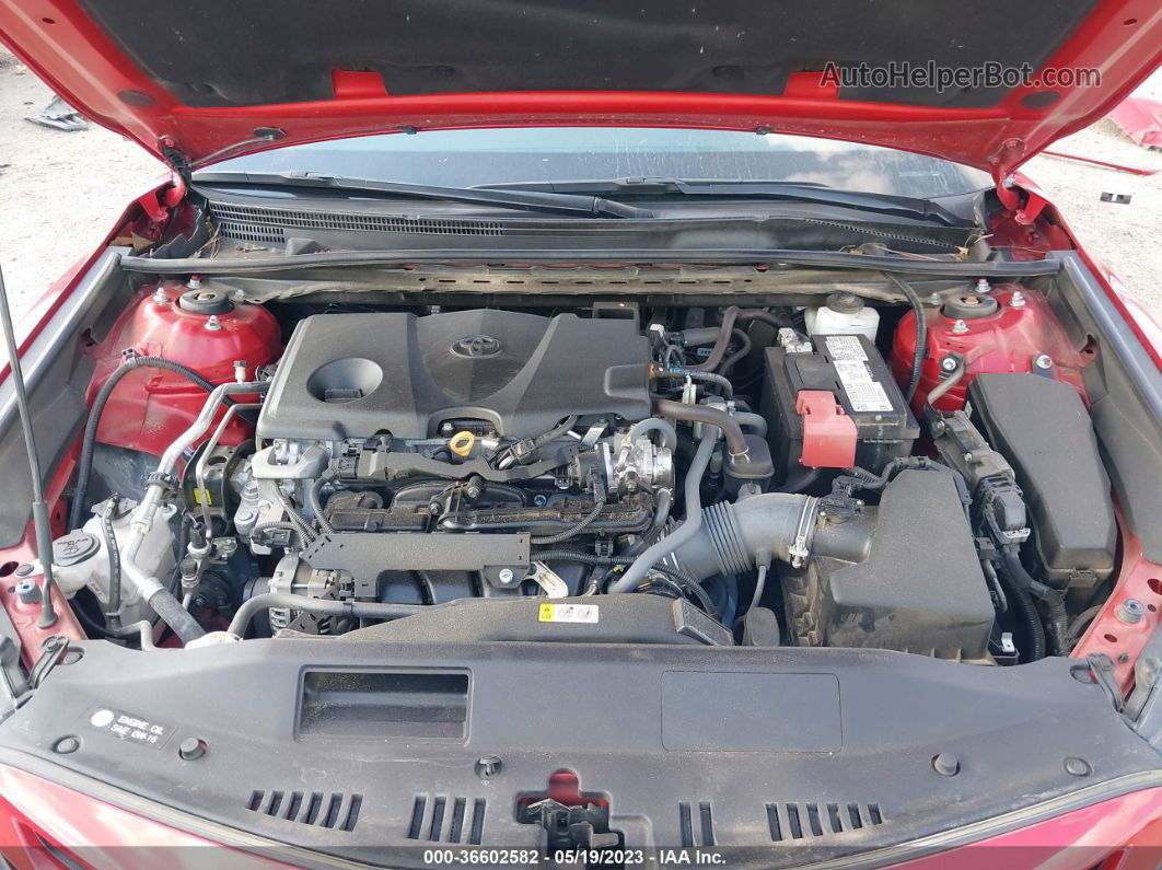 2021 Toyota Camry Se Red vin: 4T1G11BK8MU027344