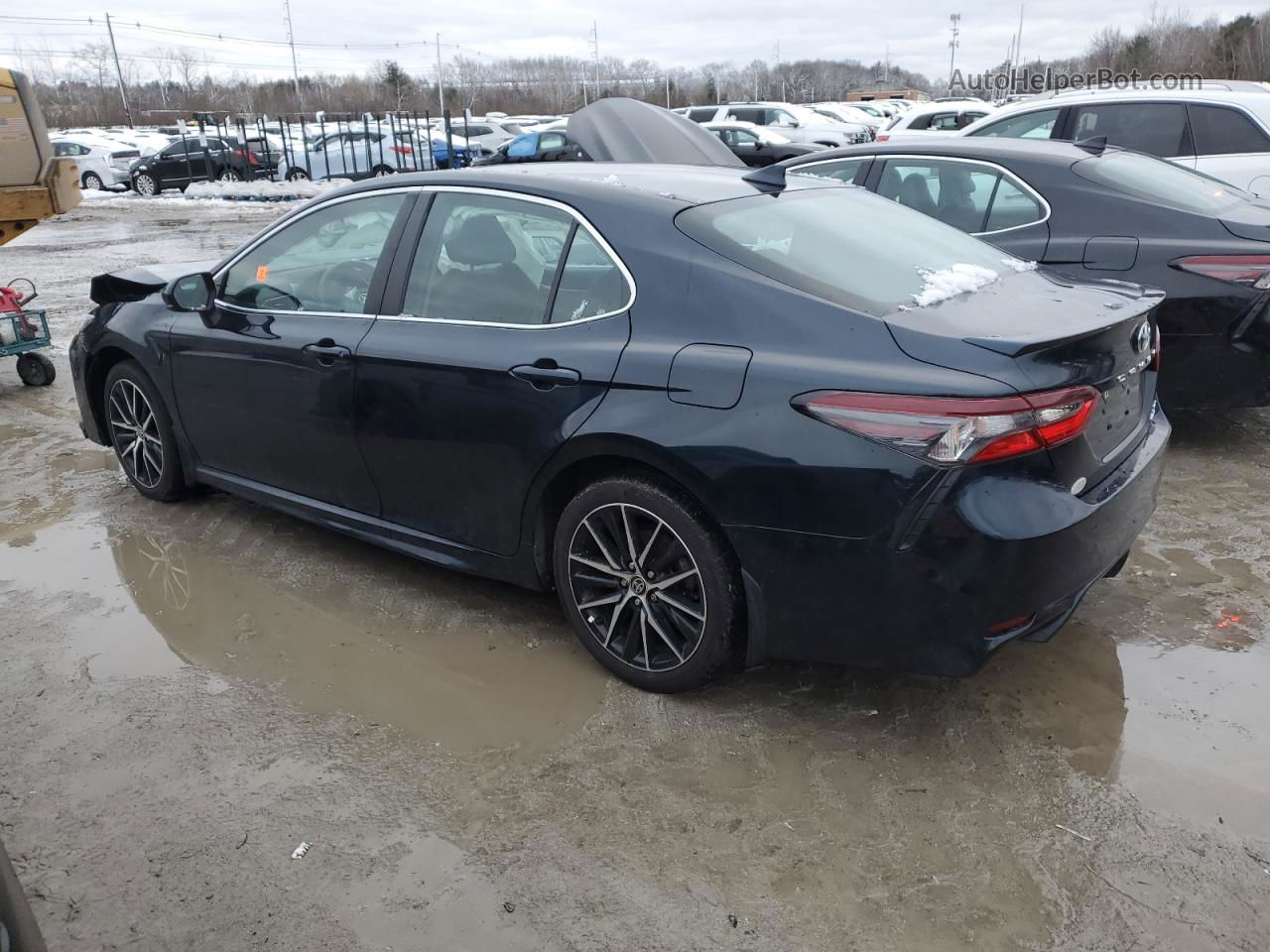 2021 Toyota Camry Se Синий vin: 4T1G11BKXMU030908