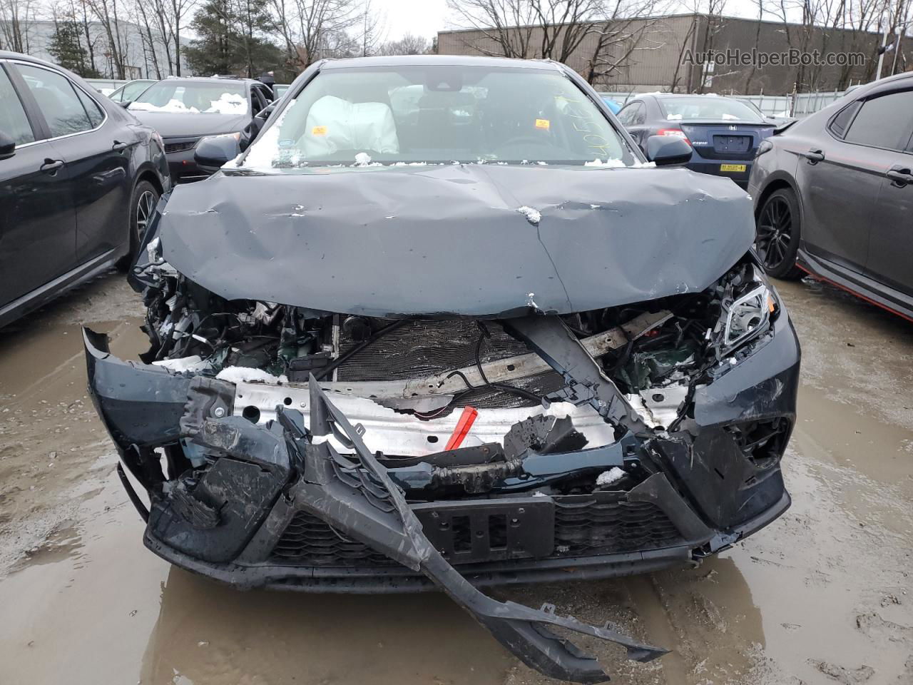 2021 Toyota Camry Se Синий vin: 4T1G11BKXMU030908