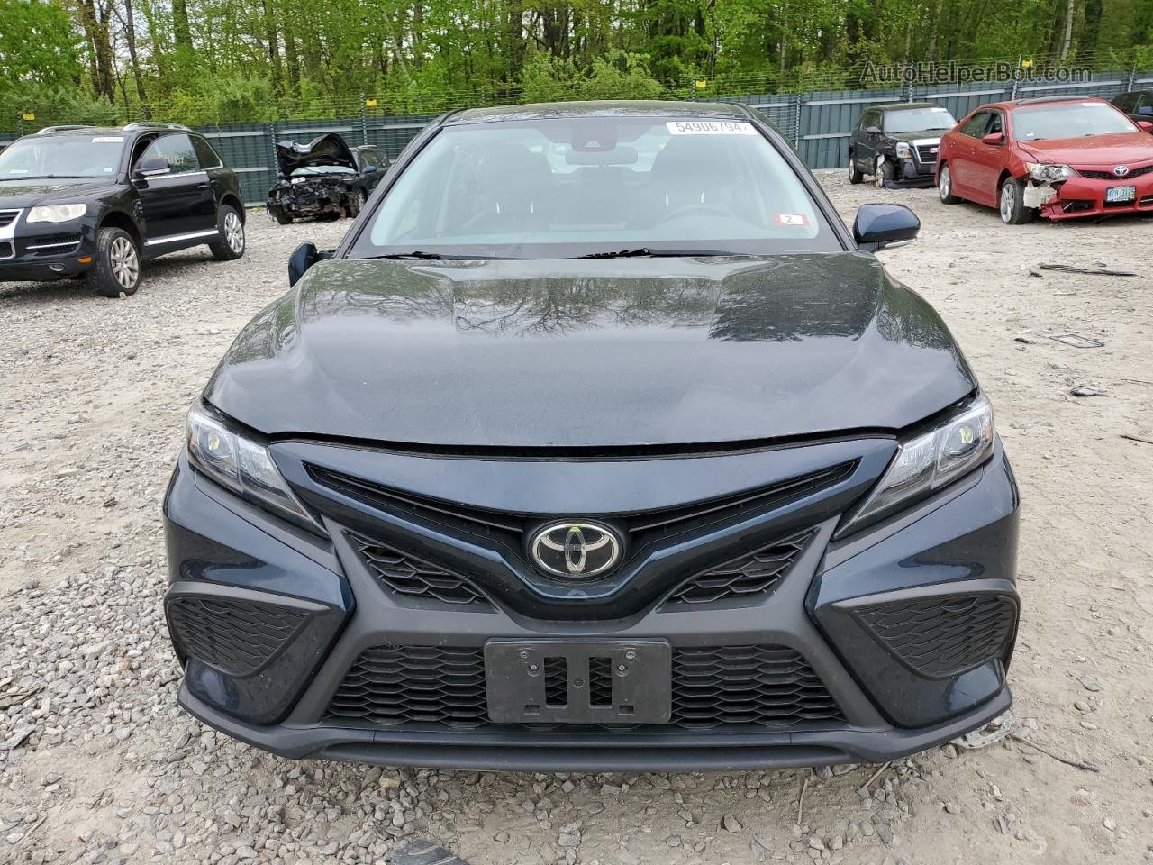 2021 Toyota Camry Se Синий vin: 4T1G11BKXMU033520