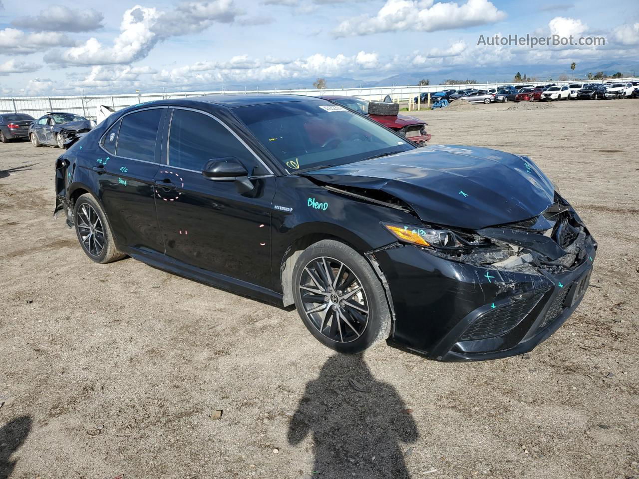 2021 Toyota Camry Se Black vin: 4T1G31AK1MU566979