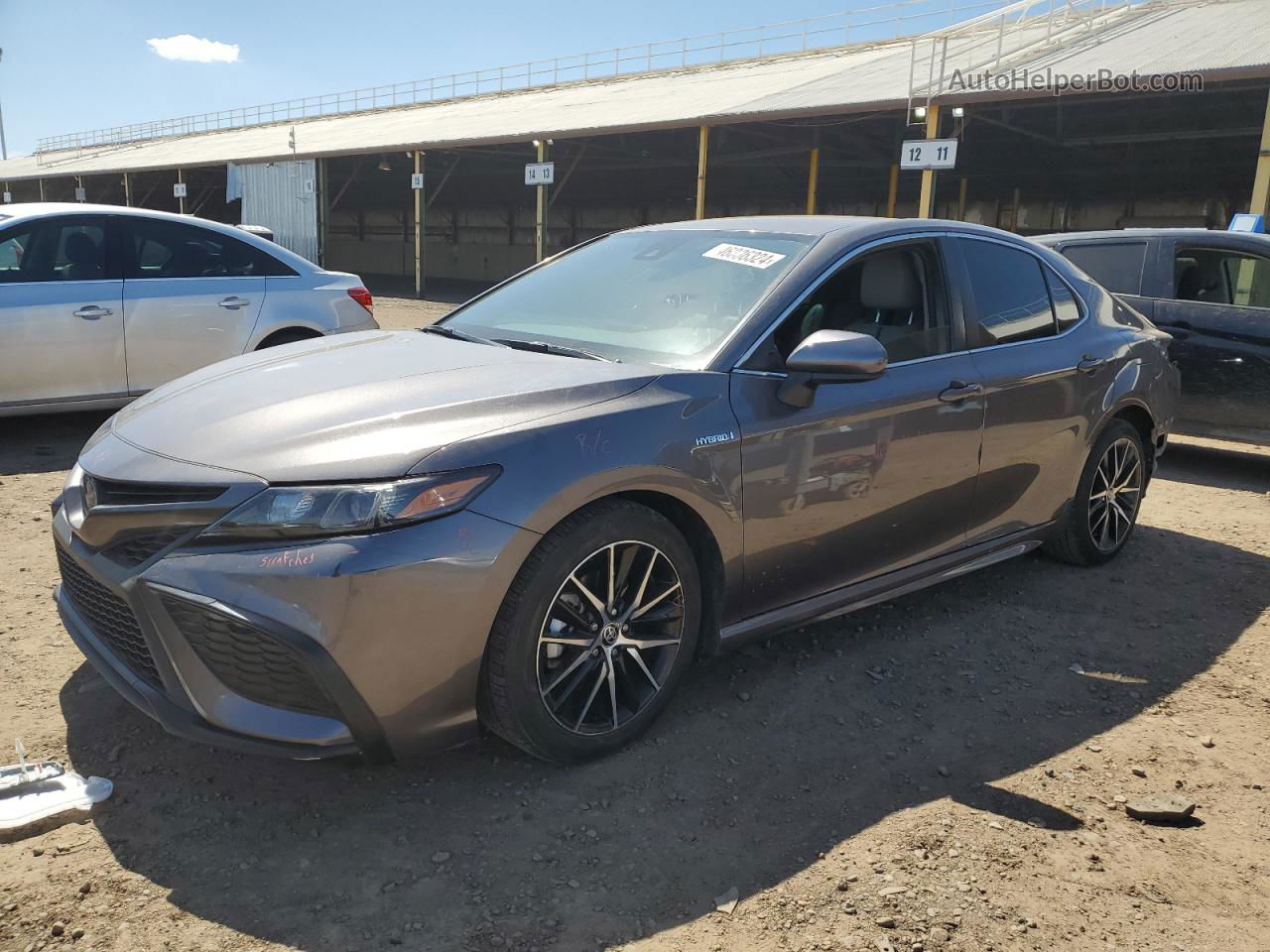 2021 Toyota Camry Se Серый vin: 4T1G31AK2MU564335