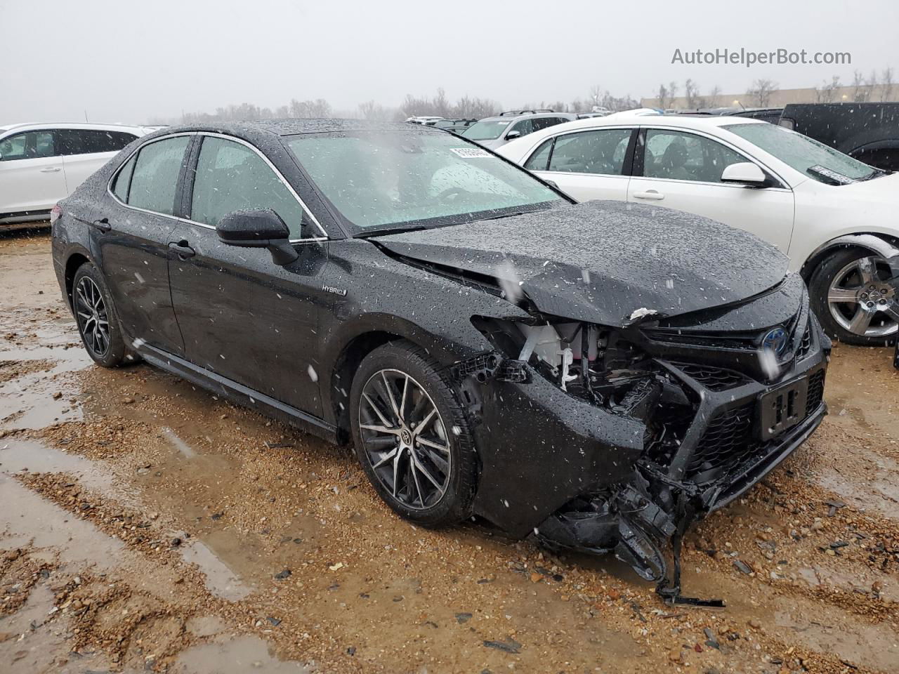 2021 Toyota Camry Se Черный vin: 4T1G31AK4MU551540