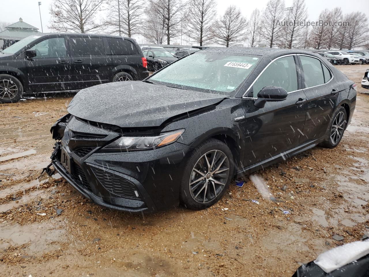 2021 Toyota Camry Se Black vin: 4T1G31AK4MU551540