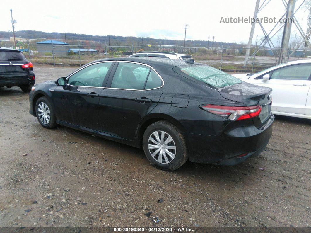 2021 Toyota Camry Le Hybrid Черный vin: 4T1H31AK0MU560868