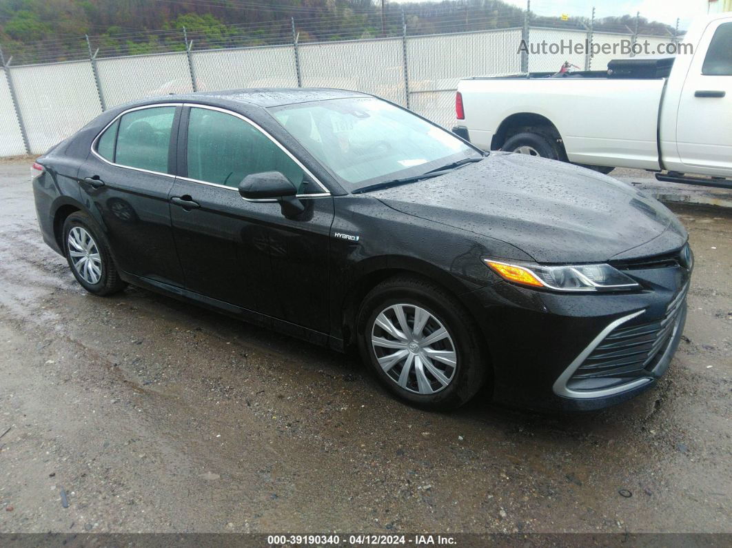 2021 Toyota Camry Le Hybrid Черный vin: 4T1H31AK0MU560868