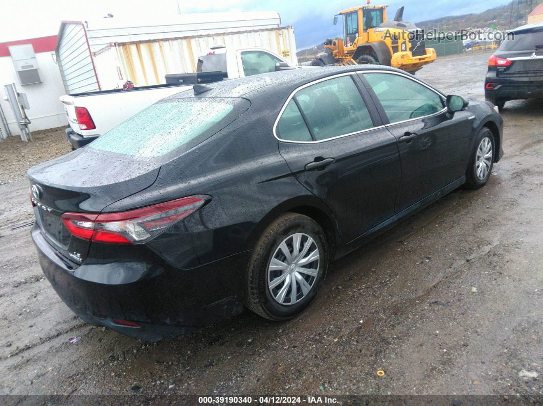 2021 Toyota Camry Le Hybrid Black vin: 4T1H31AK0MU560868