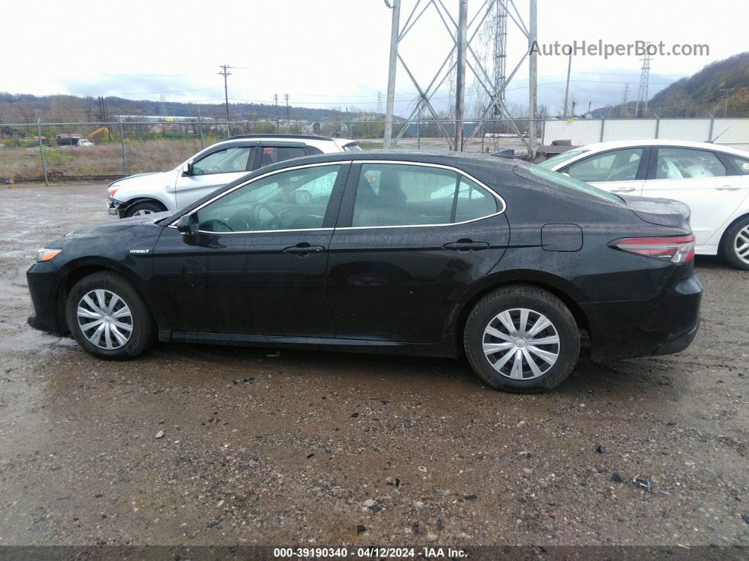 2021 Toyota Camry Le Hybrid Черный vin: 4T1H31AK0MU560868