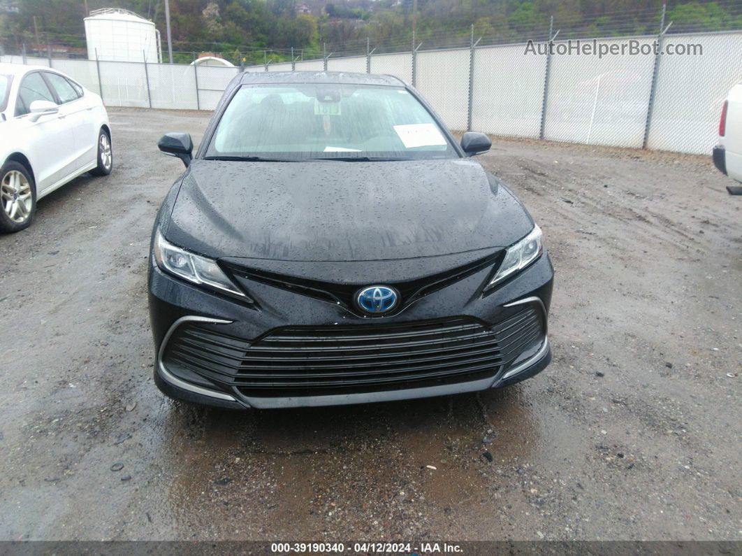 2021 Toyota Camry Le Hybrid Черный vin: 4T1H31AK0MU560868