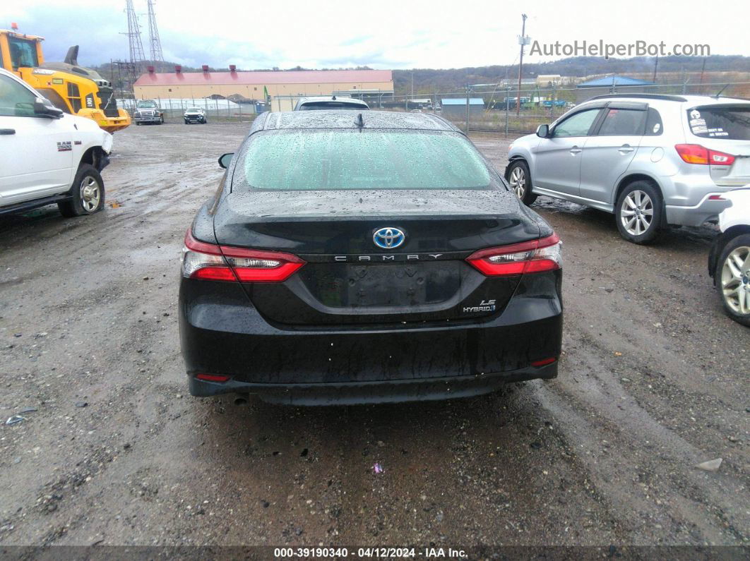 2021 Toyota Camry Le Hybrid Black vin: 4T1H31AK0MU560868