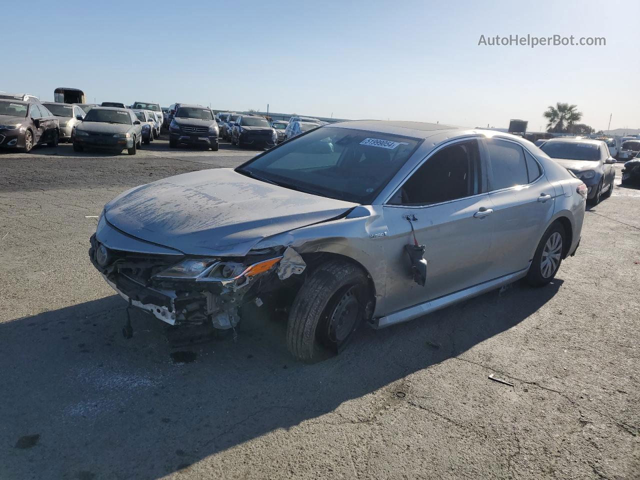 2021 Toyota Camry Le Silver vin: 4T1H31AK8MU569995