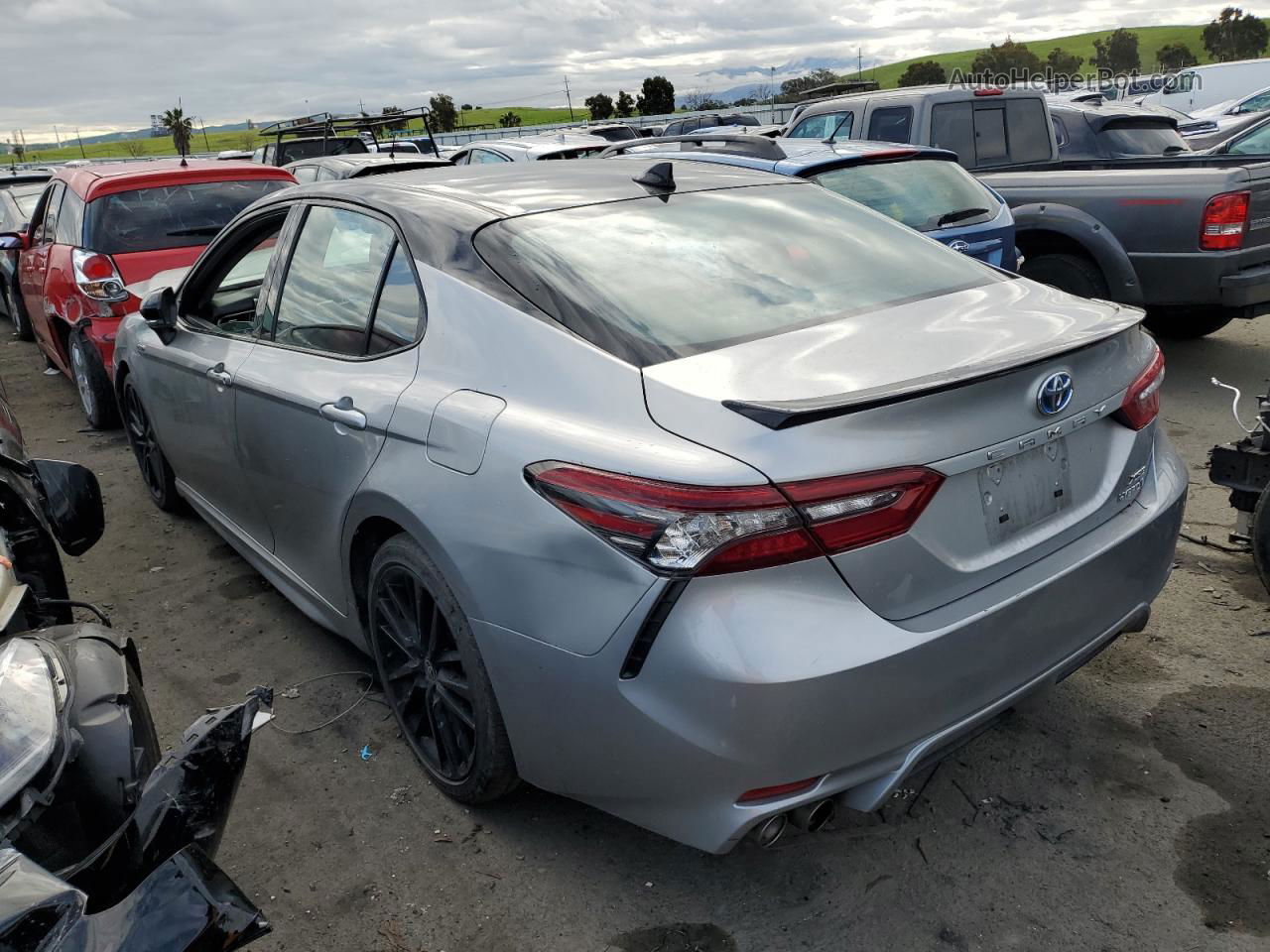 2021 Toyota Camry Xse Silver vin: 4T1K31AK0MU029739