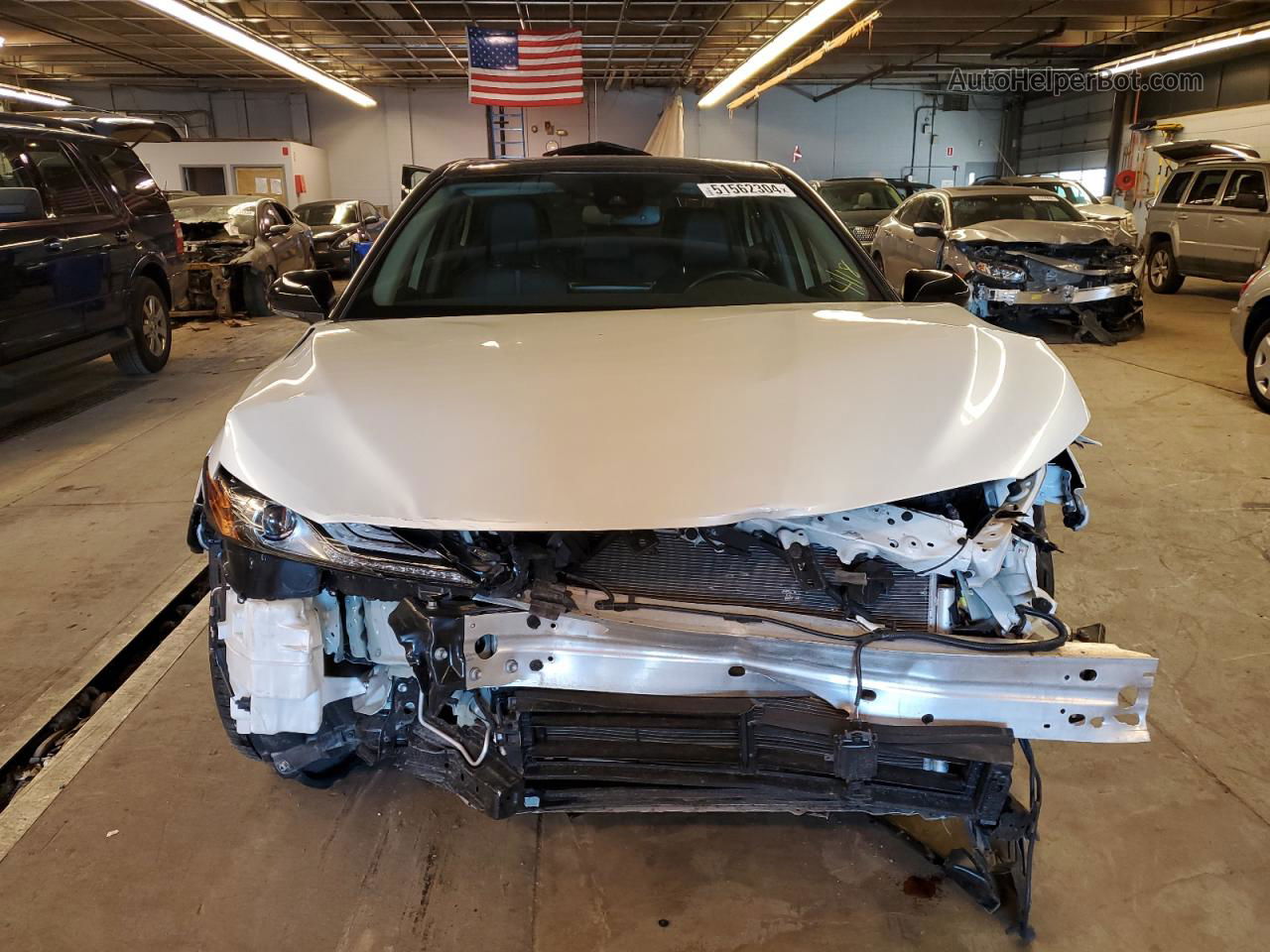 2021 Toyota Camry Xse White vin: 4T1K31AK2MU021769