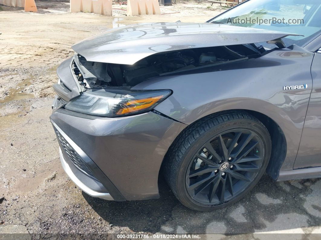 2021 Toyota Camry Xse Hybrid Gray vin: 4T1K31AK5MU565814