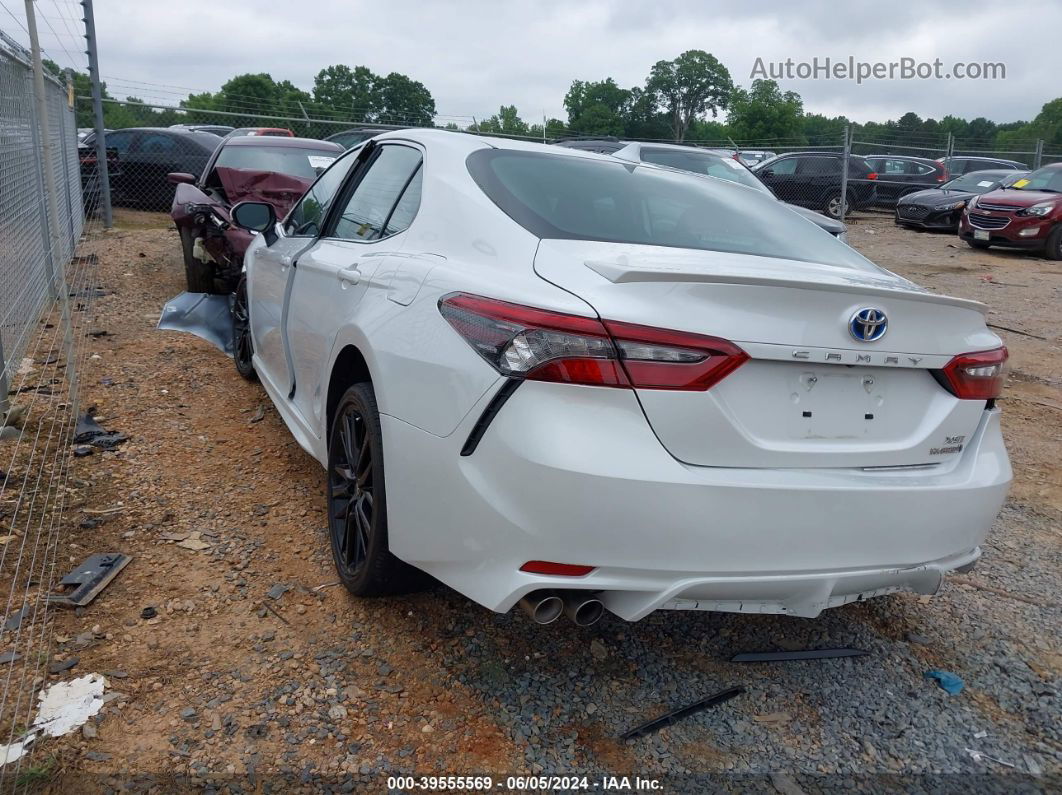 2021 Toyota Camry Xse Hybrid White vin: 4T1K31AK9MU556520