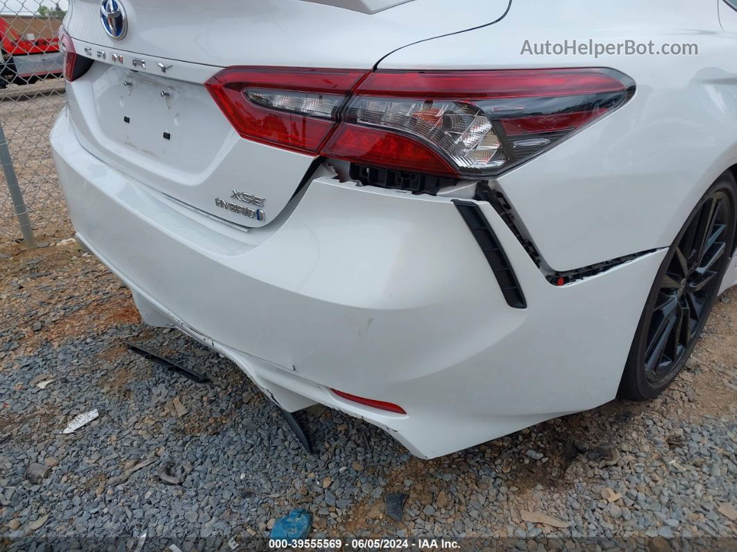 2021 Toyota Camry Xse Hybrid White vin: 4T1K31AK9MU556520