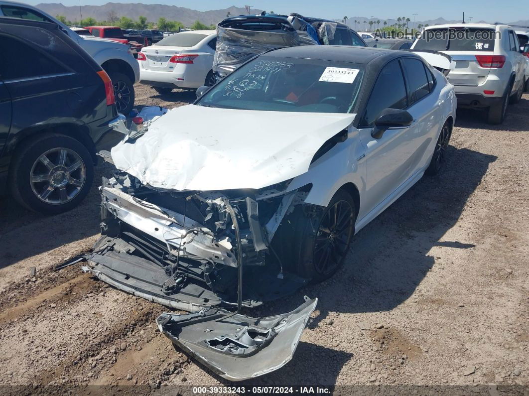 2021 Toyota Camry Xse Hybrid White vin: 4T1K31AKXMU021471