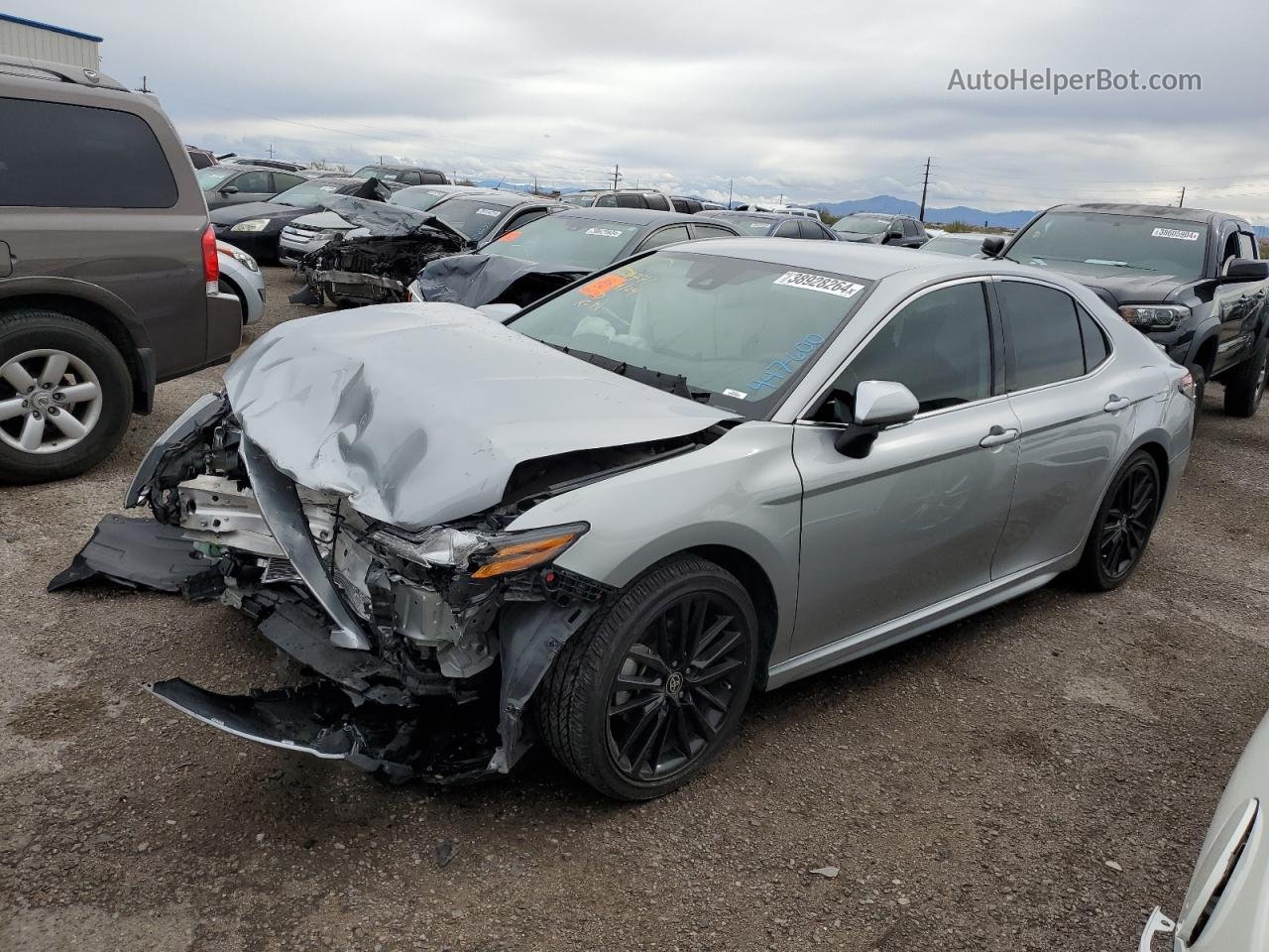 2021 Toyota Camry Xse Silver vin: 4T1K61AK0MU447600